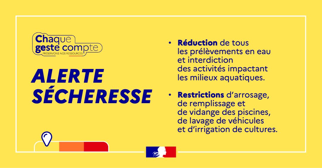 Mesures de restriction sécheresse Bas-Rhin