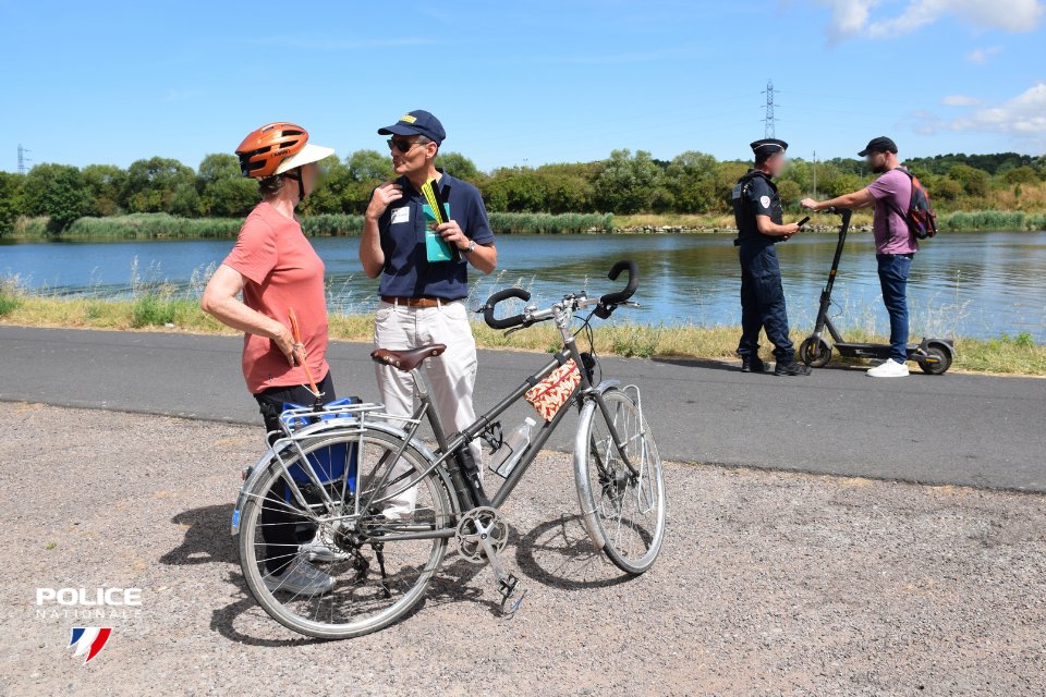 Opération de contrôle des trottinettes électriques à Hérouville-Saint-Clair