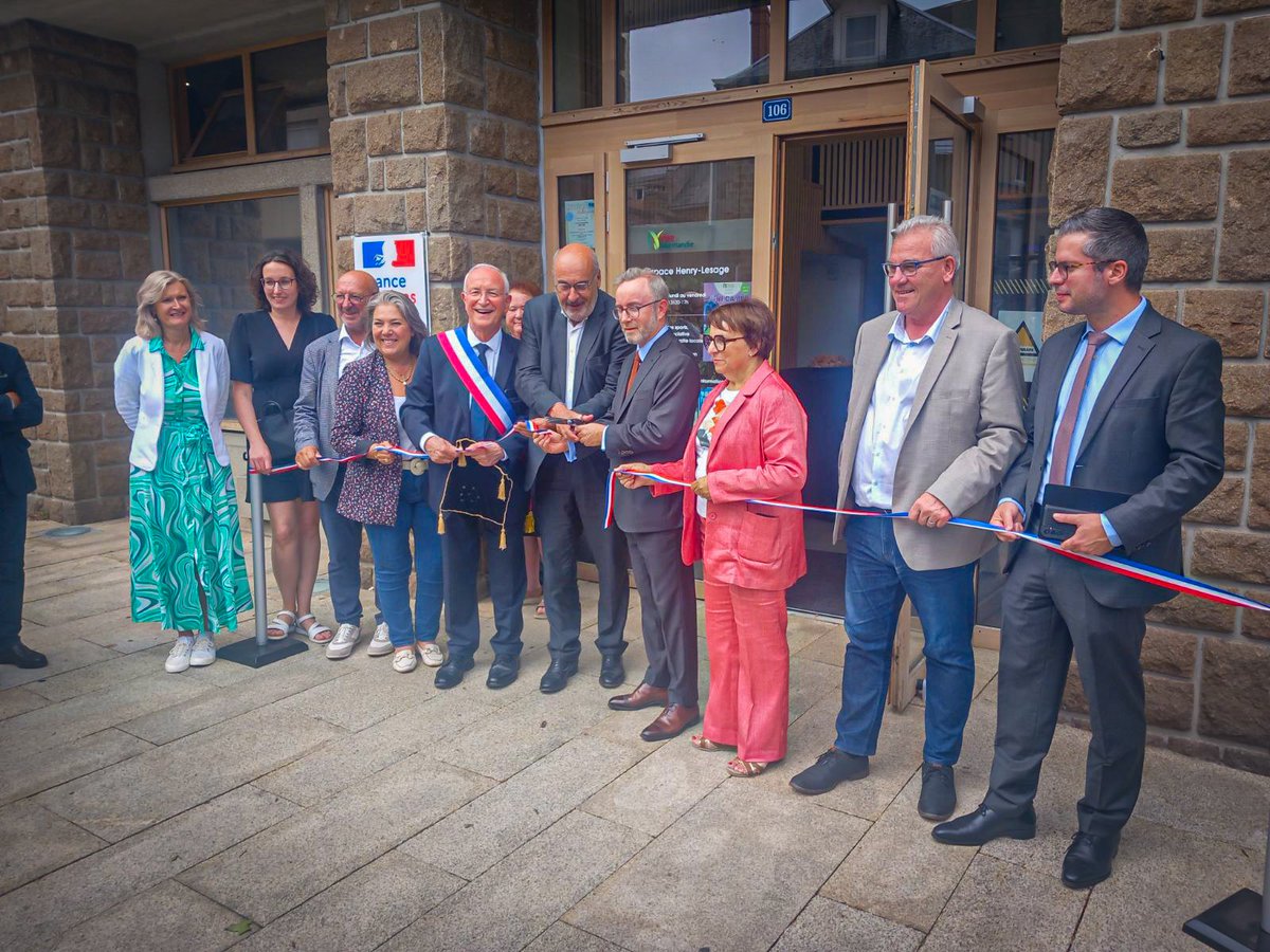 Inauguration de la Maison France Service à Vire Normandie