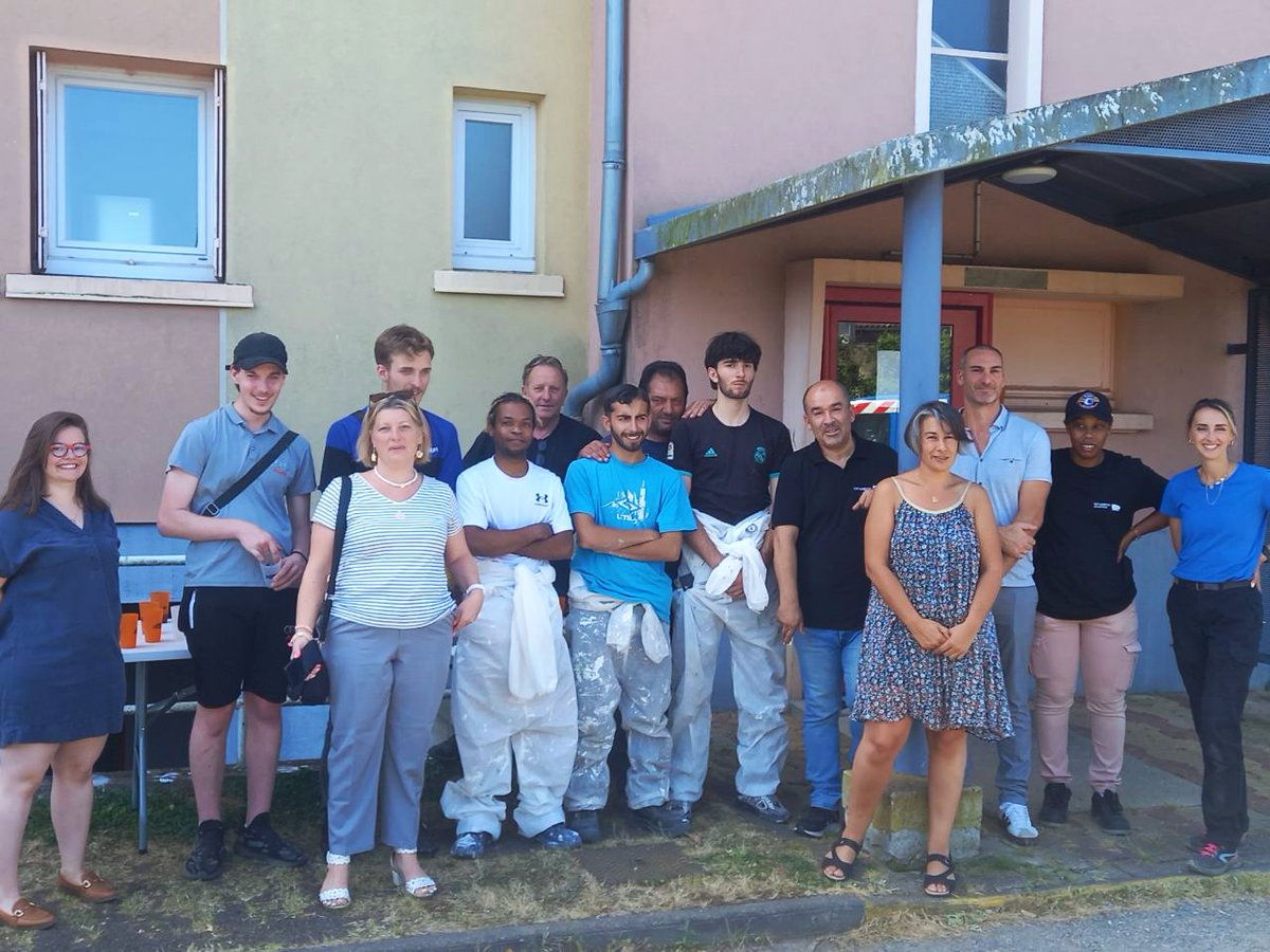 Visite du chantier Premiers pas vers l'emploi à Laubadère