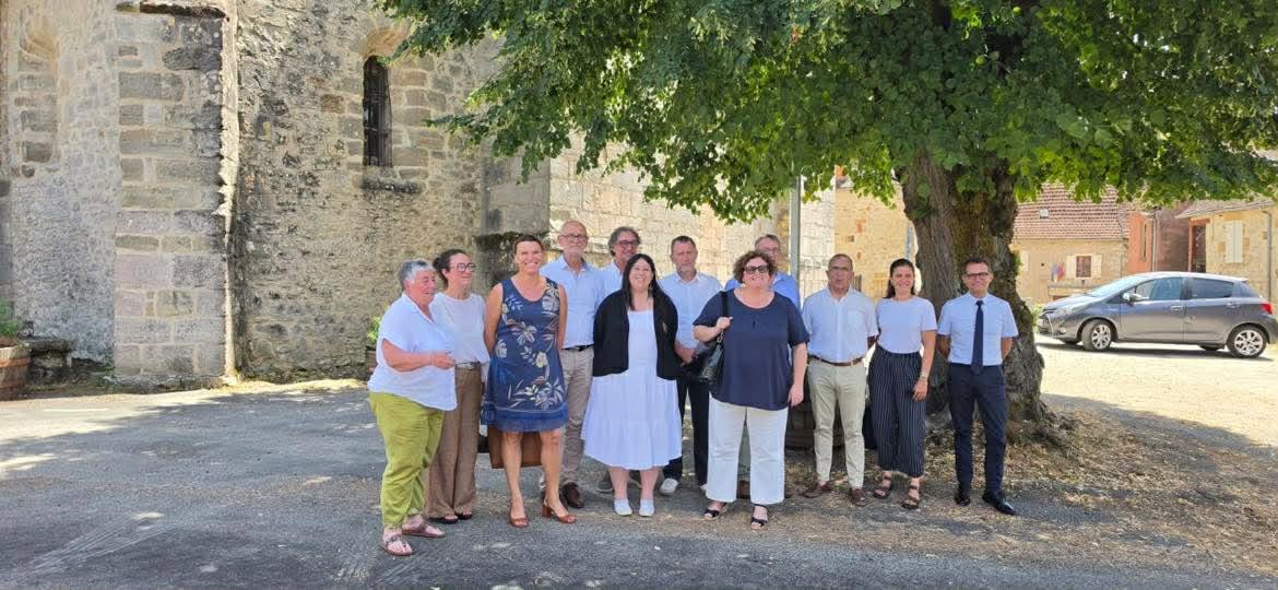 Visite des autorités préfectorales à Cauvaldor