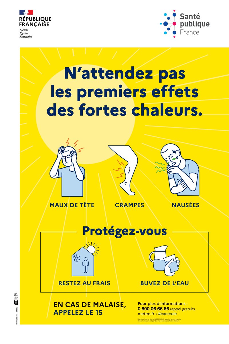 Canicule dans la préfecture 45