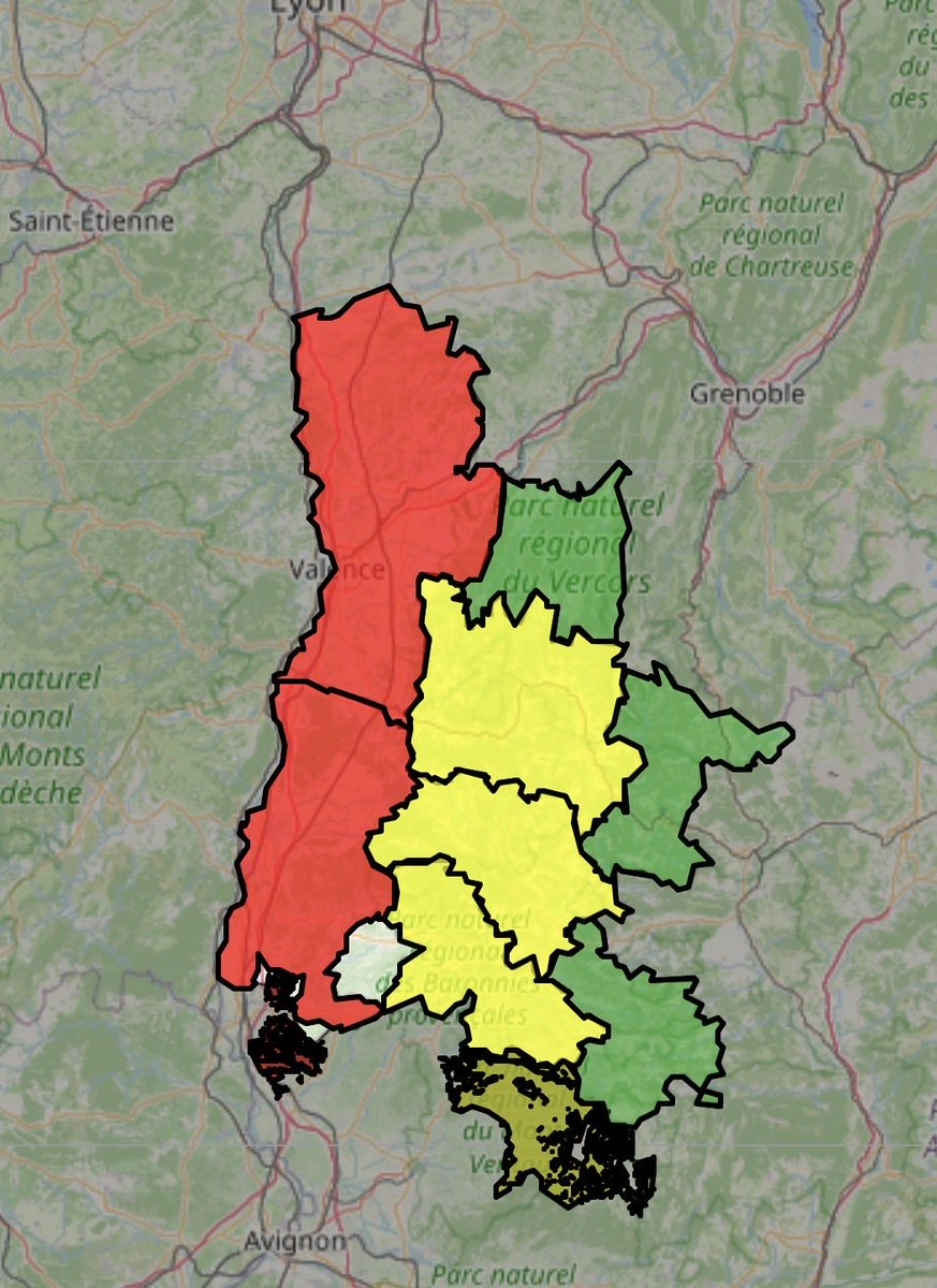 Risque de feu de forêt important dans le sud de la vallée du Rhône
