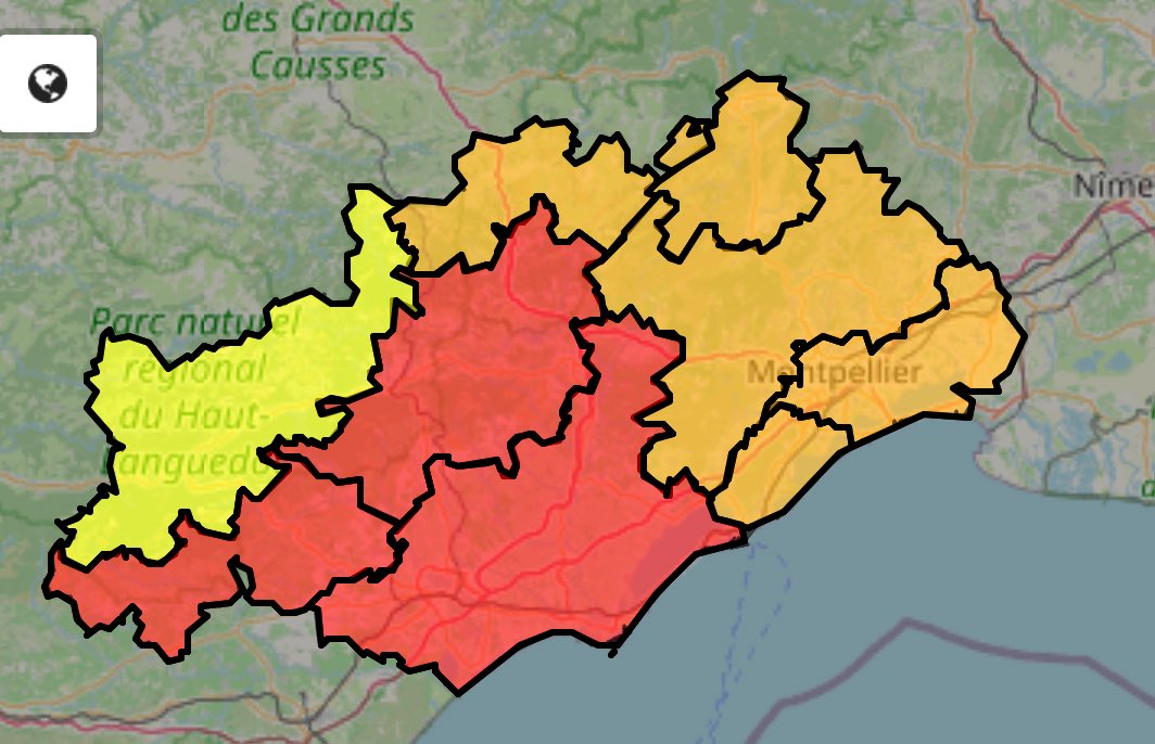 Risque élevé d’incendies dans l’Hérault le 5 juillet