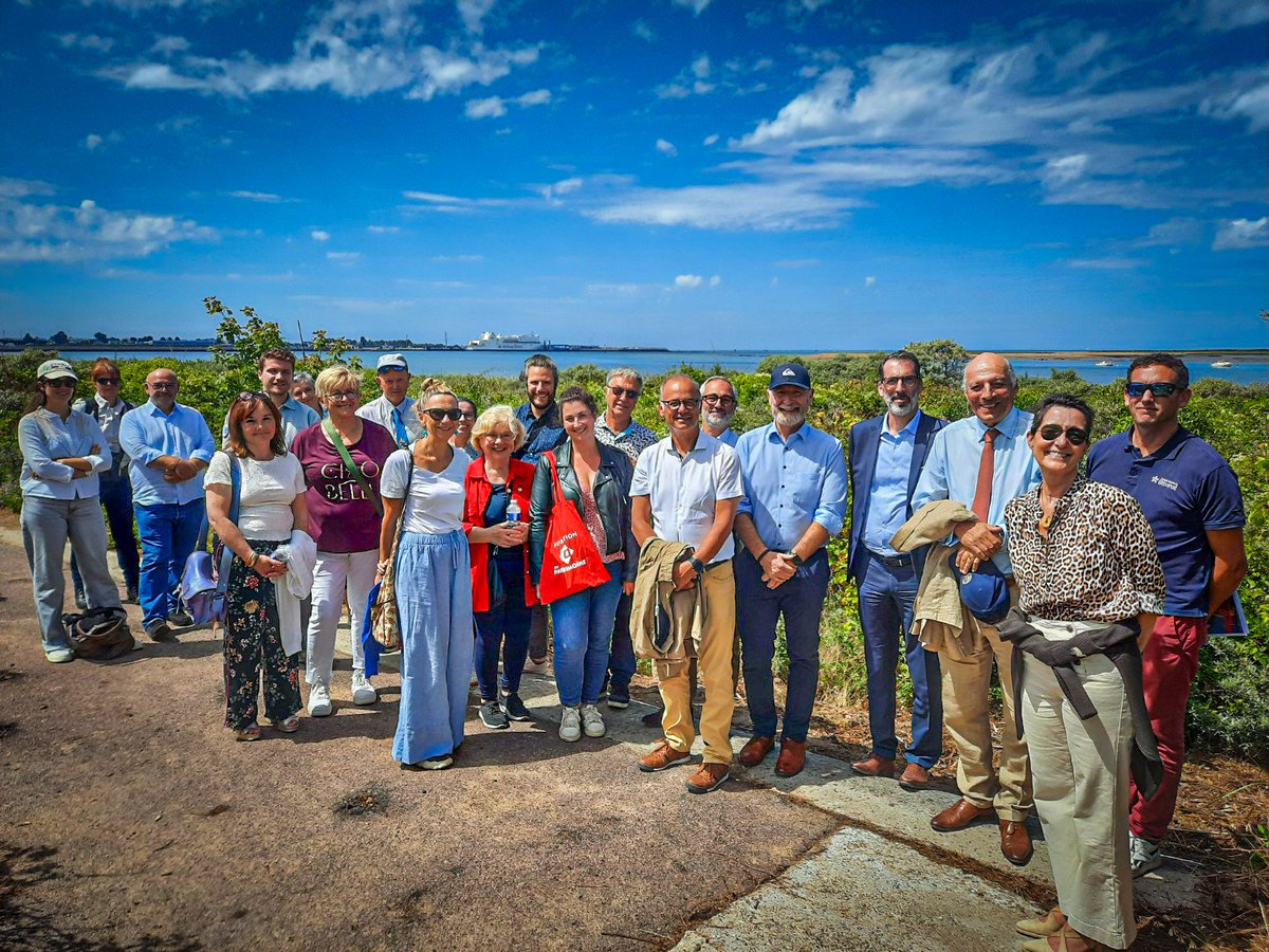 Visite des travaux de renaturation de la Pointe du Siège à Ouistreham