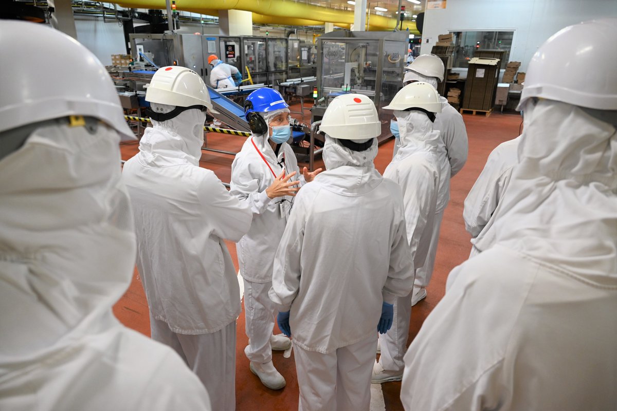 Visite de l'entreprise Bretonne de Volaille (SBV) dans le Morbihan