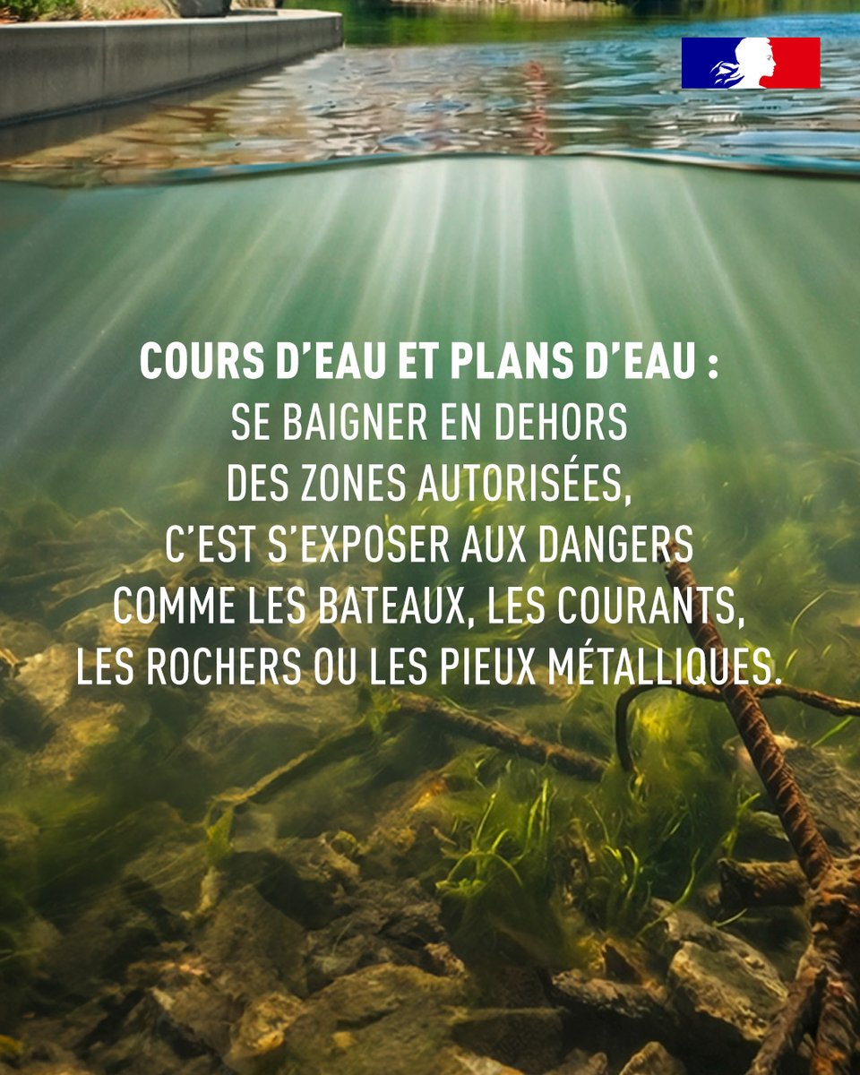 Sécurité baignade cours d'eau et plans d'eau Préfecture 92