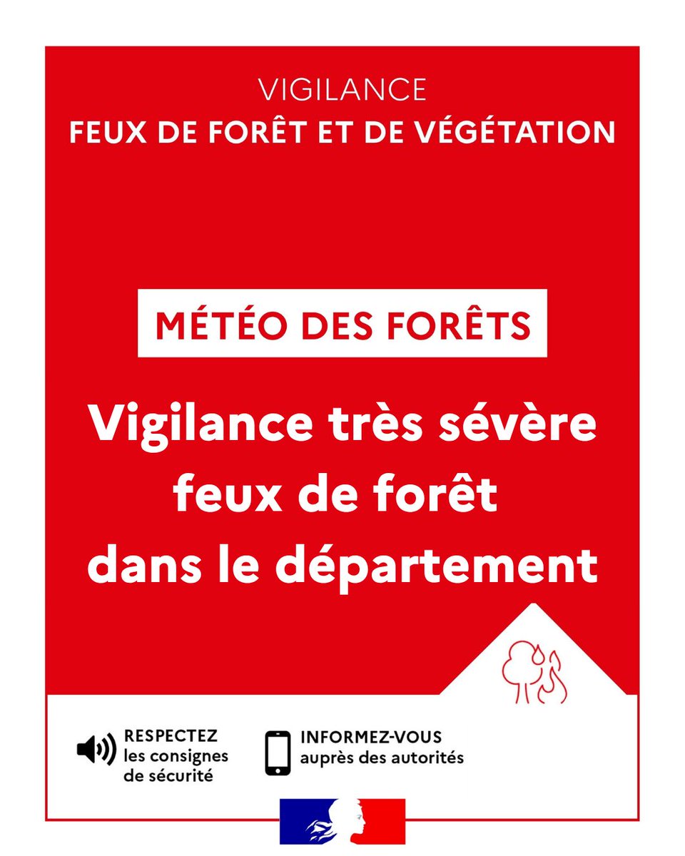 Vigilance feux de forêt Charente-Maritime 07 juillet 2026