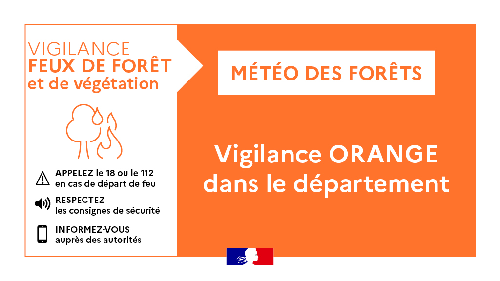 Vigilance orange feux de forêt Loire-Atlantique