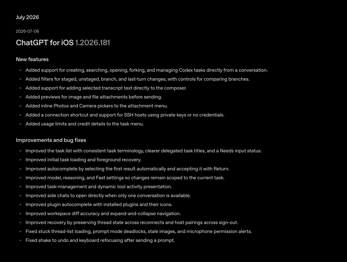 Original image: OpenAI Developers - OpenAI Adds Advanced Coding Tools to ChatGPT iOS App