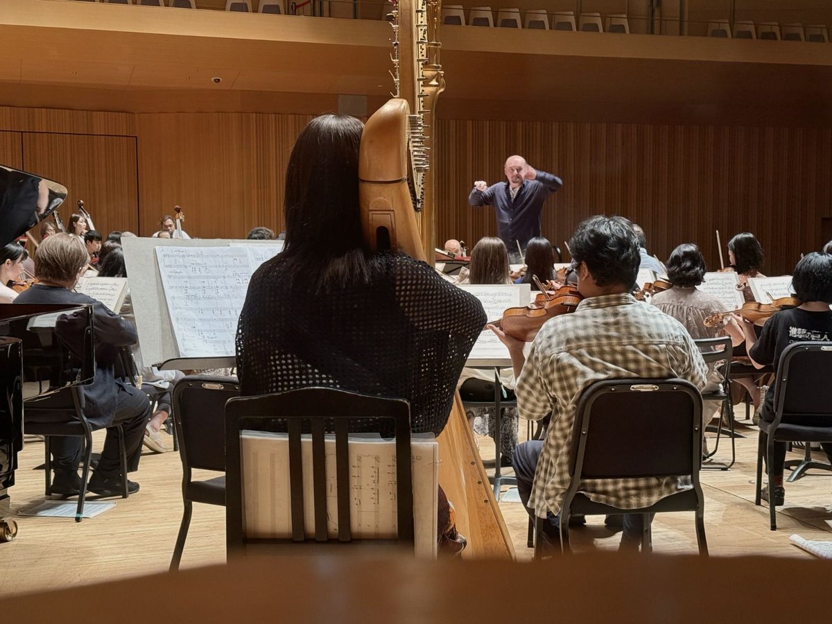 今週末7月10日、11日東京定期演奏会のリハーサルが始まりました！