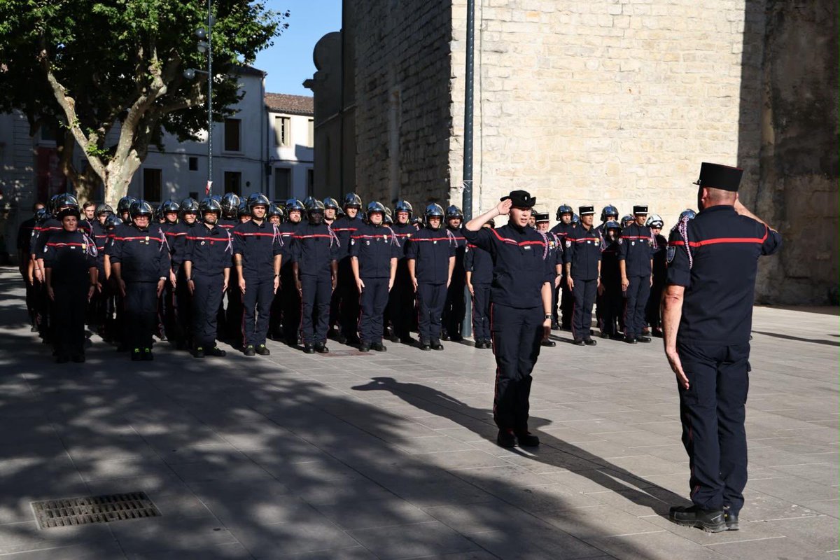 Passation de commandement centre de secours Lunel