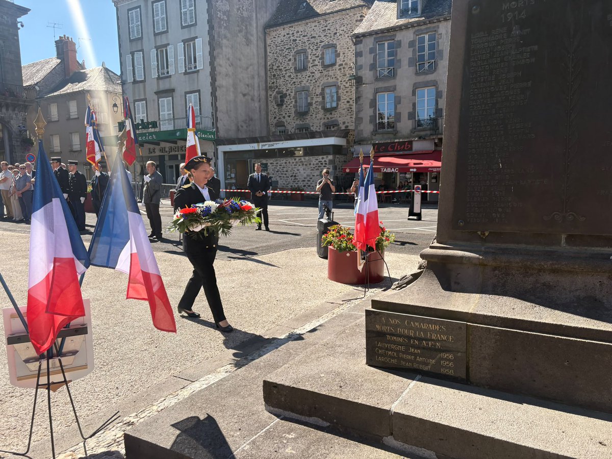 Prise de fonction de Caroline MAURY sous-préfète de Mauriac