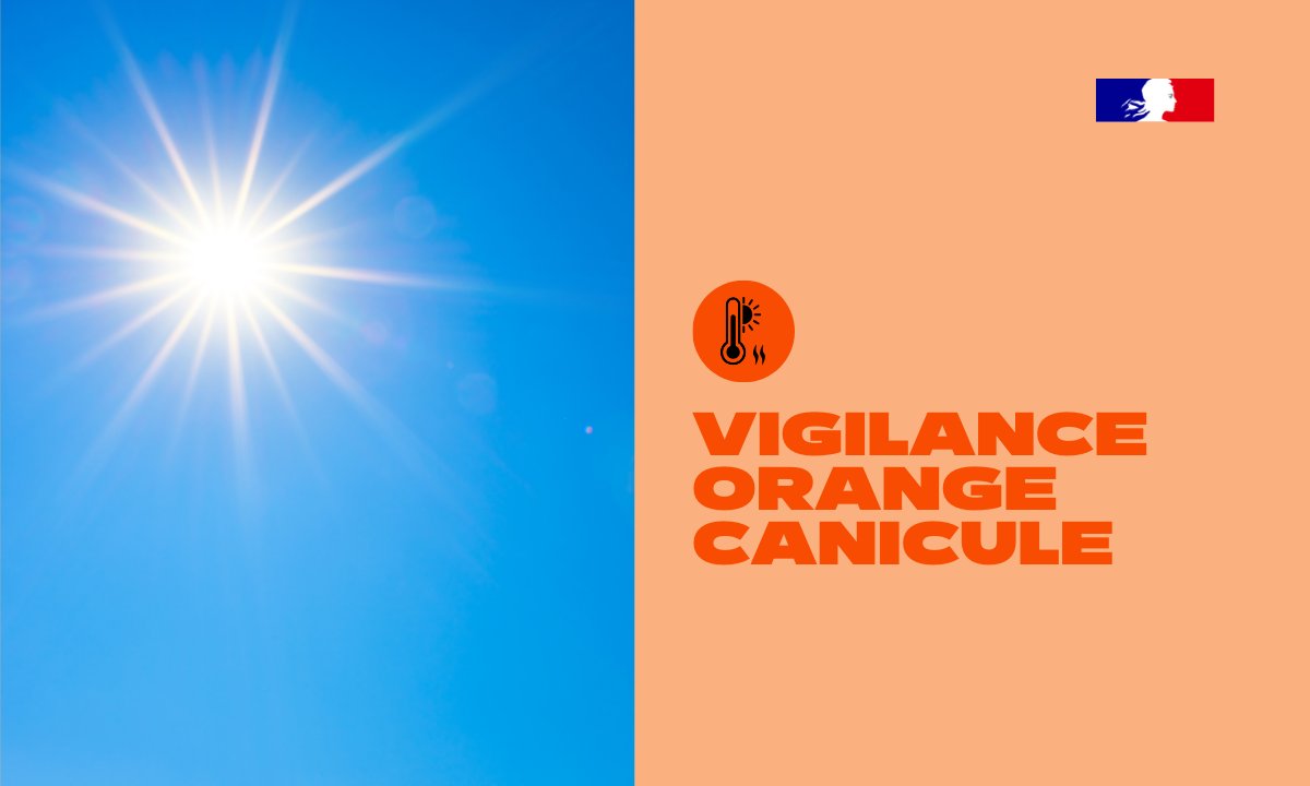 Vigilance orange canicule Savoie