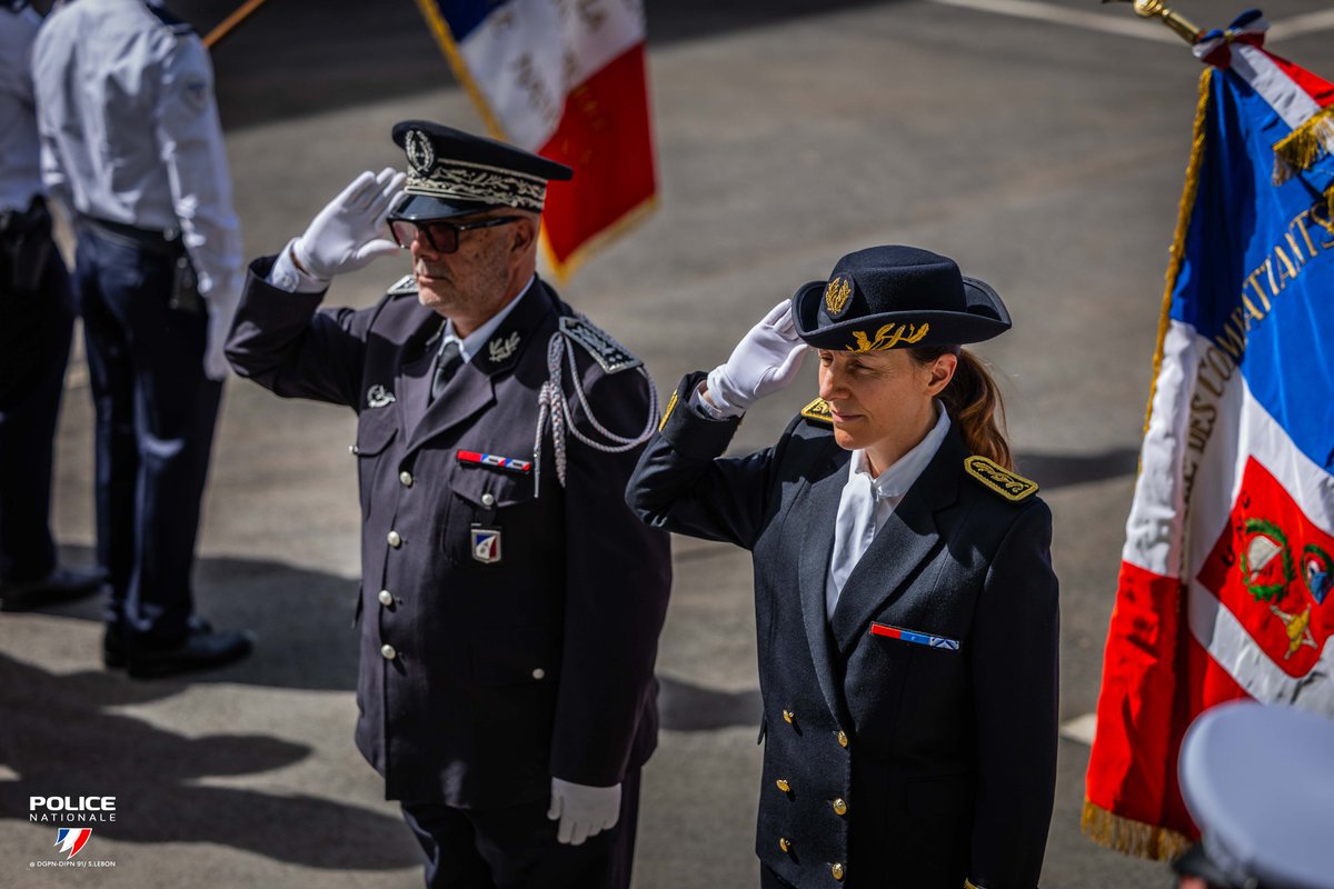 Cérémonie d'hommage à la Police Nationale en Essonne