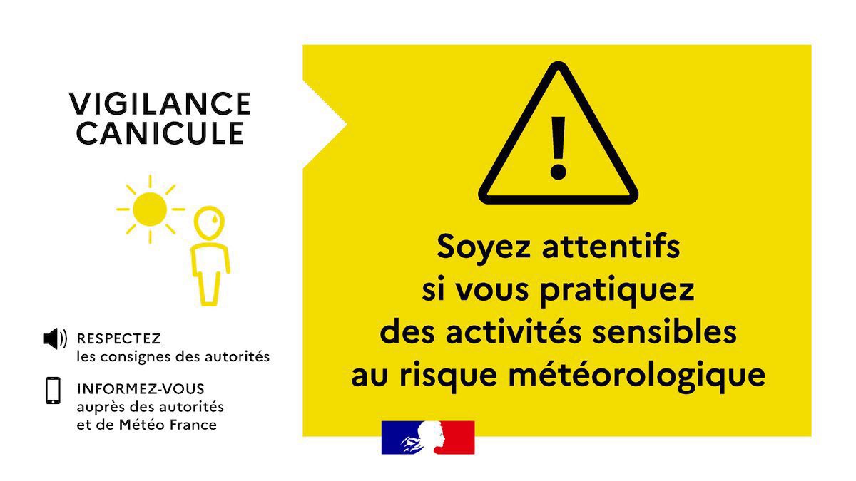 Vigilance Jaune Canicule Aisne Nord Oise Somme Pas-de-Calais