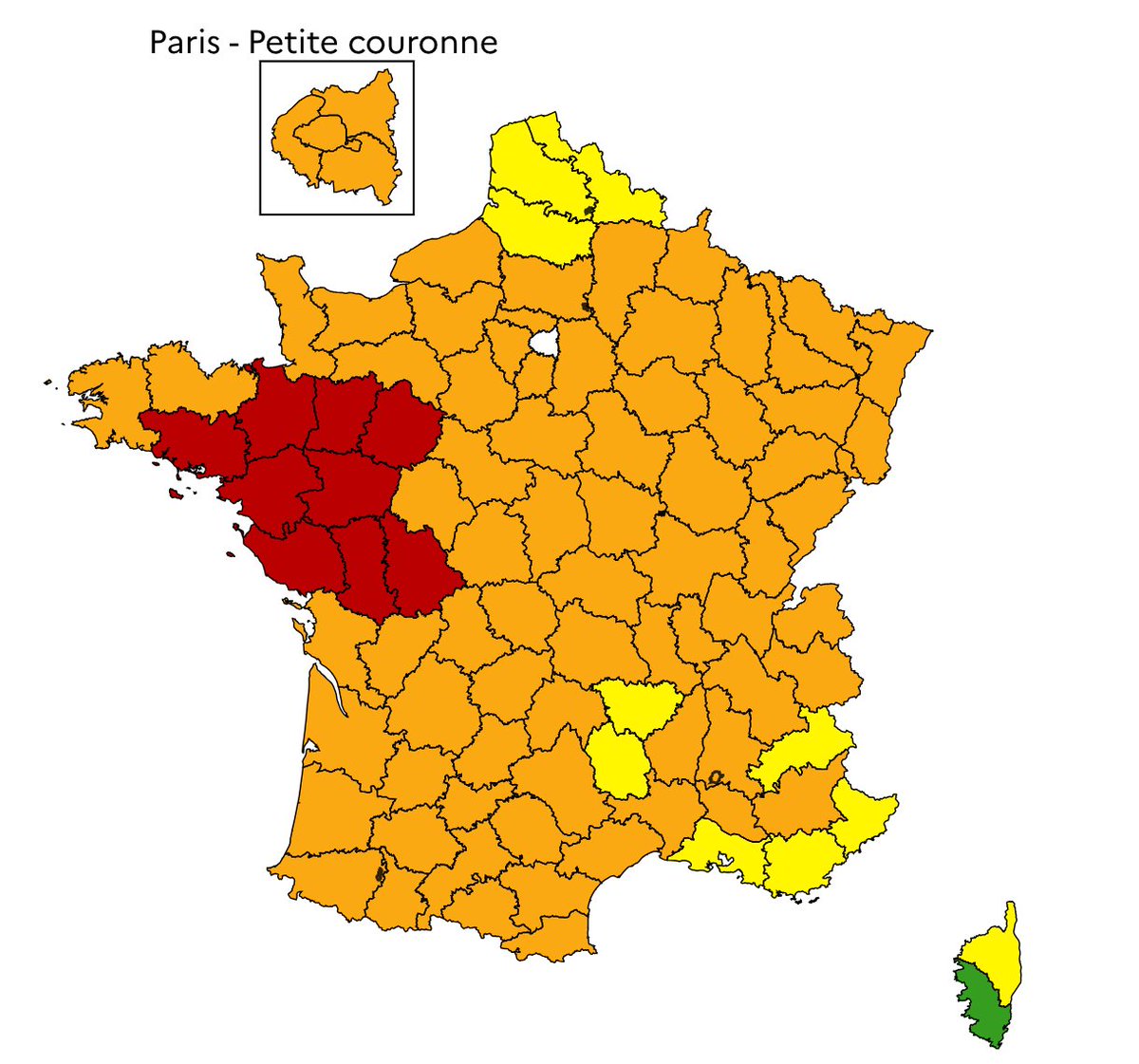 Vigilance canicule rouge pour 9 départements de l'Ouest