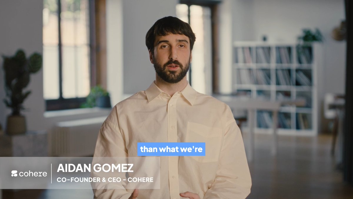Original video thumbnail: Cohere - Cohere Partners with Nvidia and CoreWeave for Secure AI