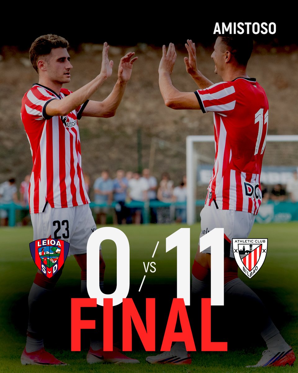 El Athletic vence 0-11 a la SD…