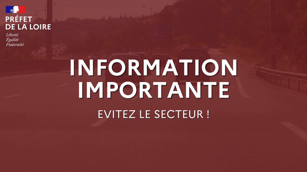Blocage de la RD47 à Saint-Germain-Lespinasse