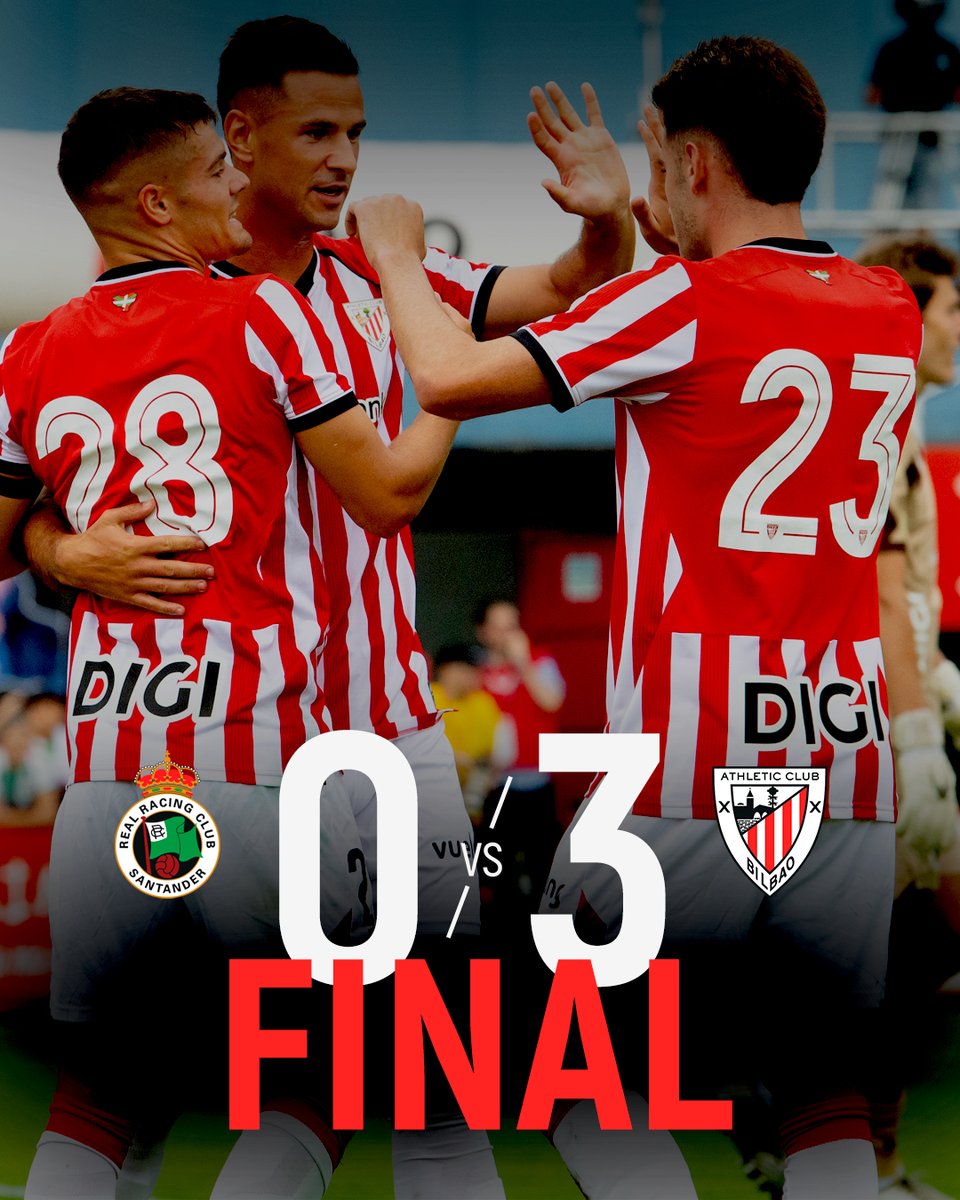 𝗙𝗜𝗡𝗔𝗟 El Athletic logra un solvente triunfo…