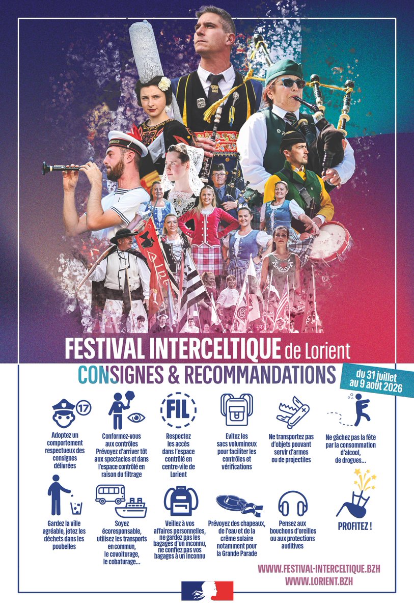 Festival Interceltique de Lorient : sécurité et convivialité du 31 juillet au 9 août