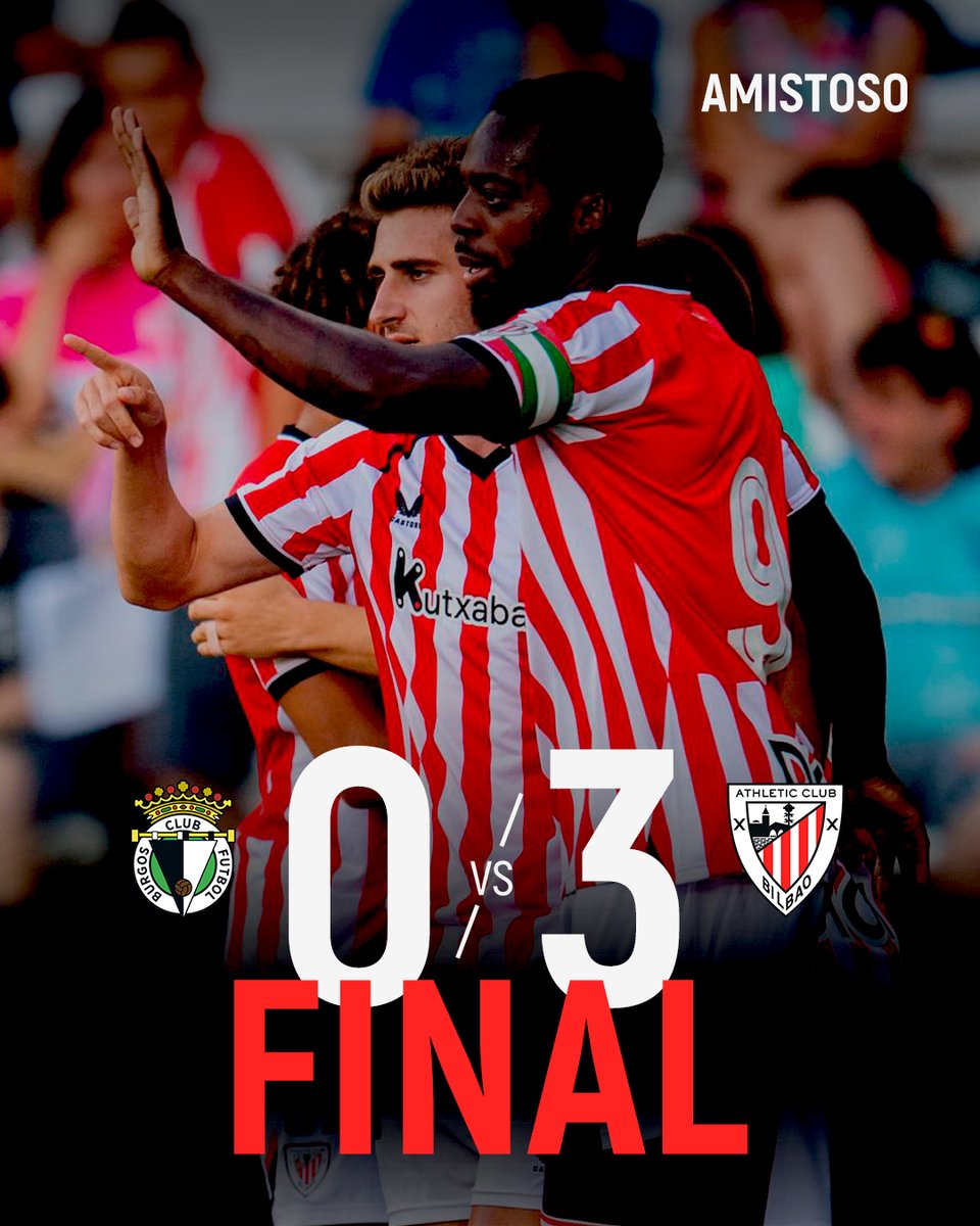 Nueva victoria del Athletic (0-3), esta vez ante el Burgos, en un partido con cuatro partes de…