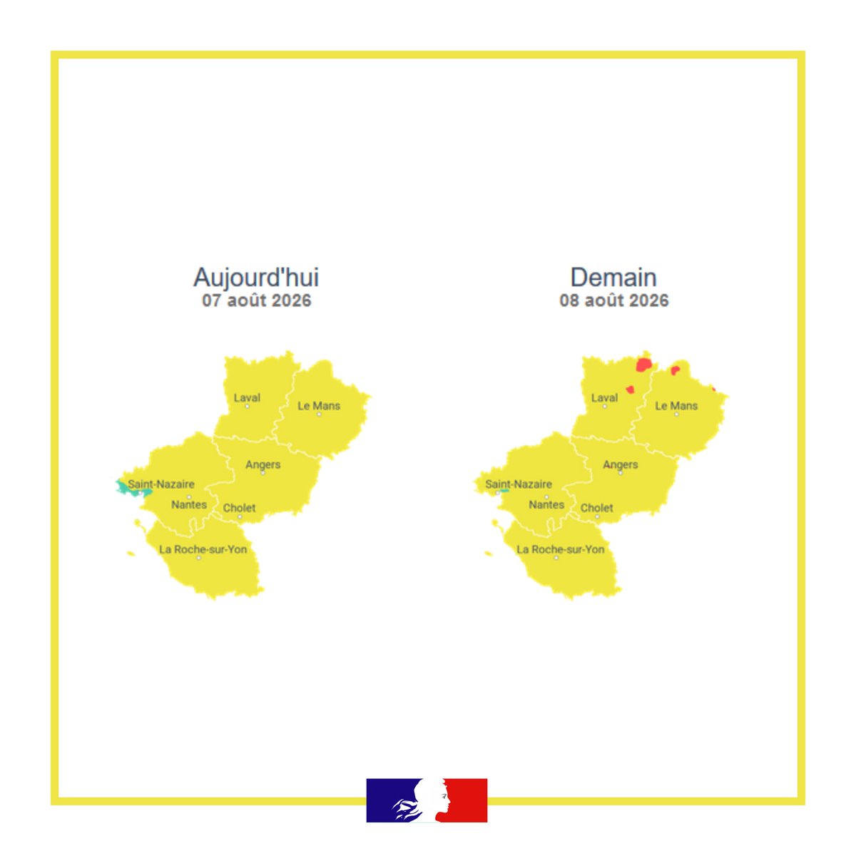 Qualité de l'air dégradée dans le département de la Mayenne
