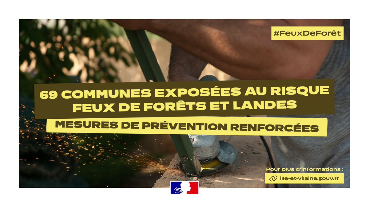 Renforcement des mesures de prévention des feux de forêt en Ille-et-Vilaine