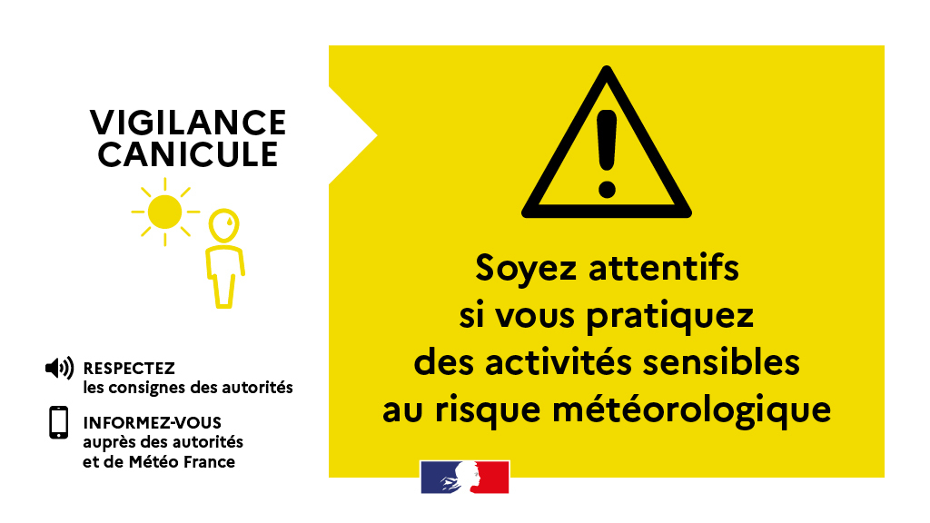Vigilance jaune canicule pour l'Yonne à compter du 10 août