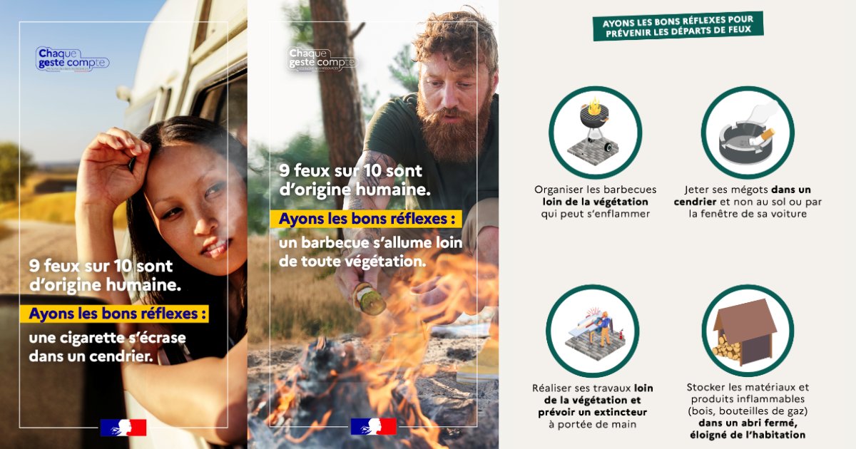 Feux de végétation : risque élevé dans le Haut-Rhin