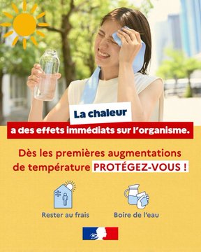 Vigilance jaune canicule maintenue dans l'Eure