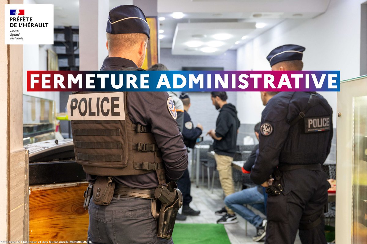 Deux fermetures administratives à Béziers et Agde
