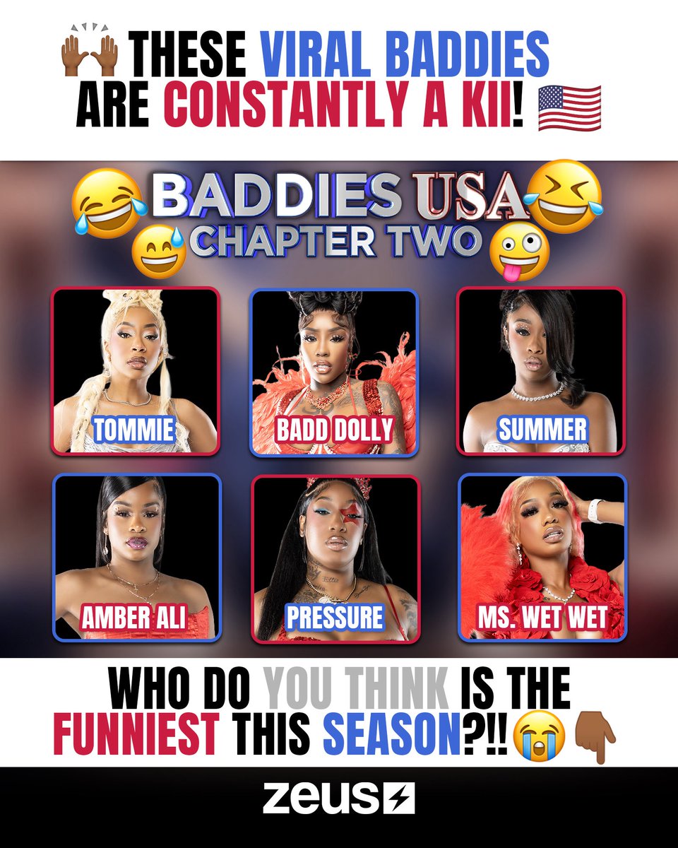 These #Baddies stay FEEDING OUR TIMELINE! 😭🔥 @TommieLHHATL, @SummerNoneOther, @DarealBadddolly, #AmberAli, #Pressure @only1RareBreed, & #WetWet have given us some of the MOST MEMORABLE moments! 👀 Who do you think is the FUNNIEST this season?! 😂👇🏾