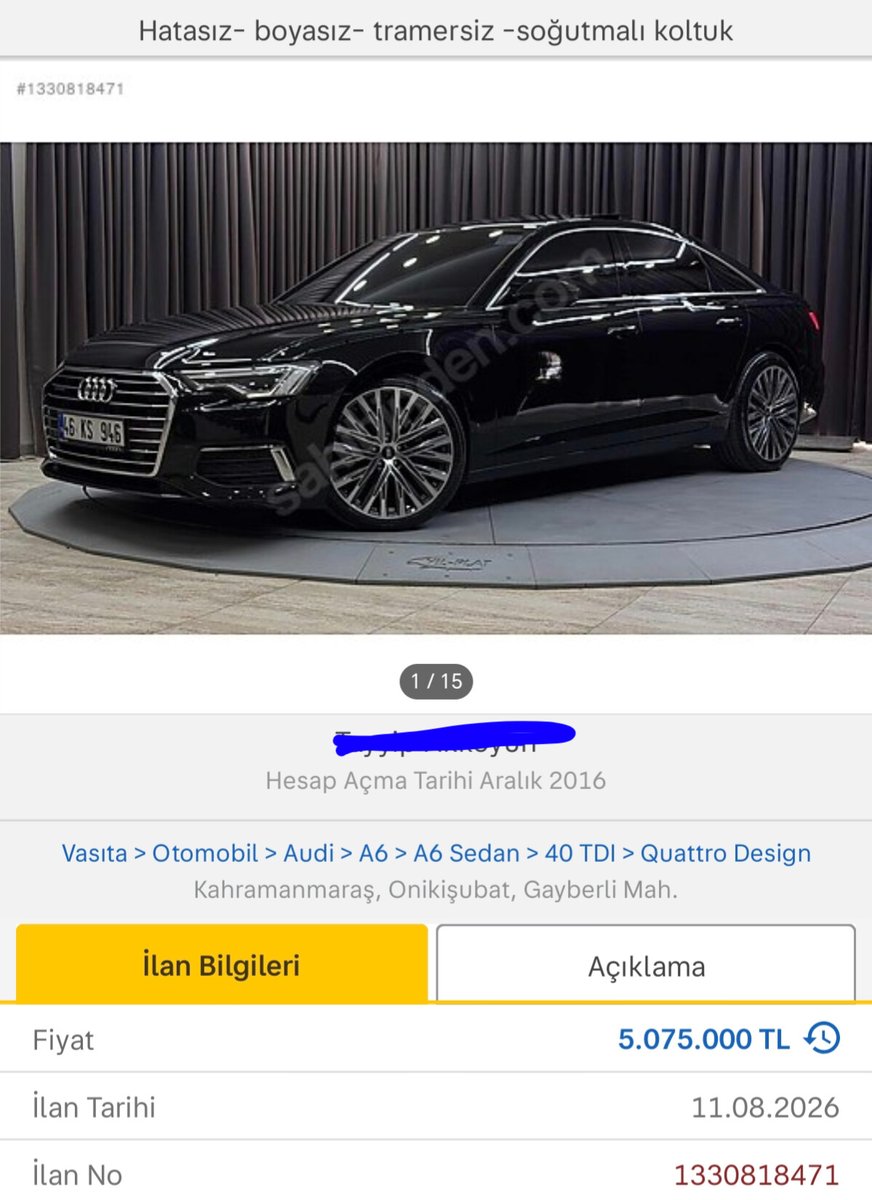 Genç, 5 milyonluk Audi A6 için tavuk takası önerdi, satıcı tepki gösterdi