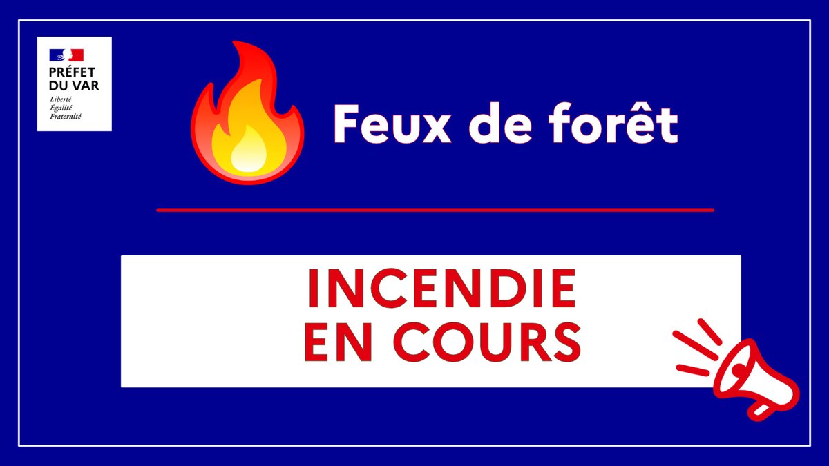 Feu en cours à Ginasservis près de la RD 30