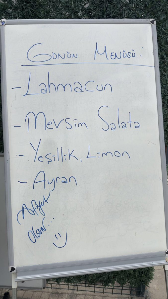 Adana 5 Ocak Devlet Hastanesi kantininde günün menüsü açıklandı